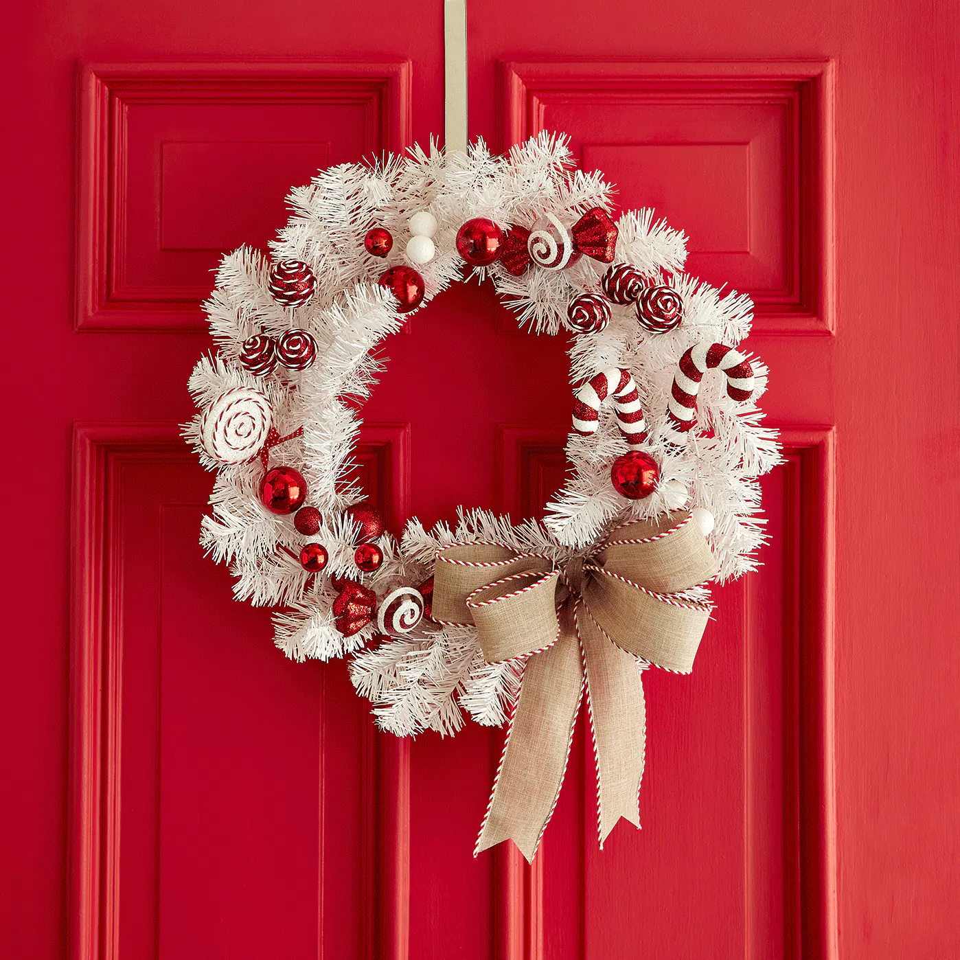 Peppermint Lane Wreath