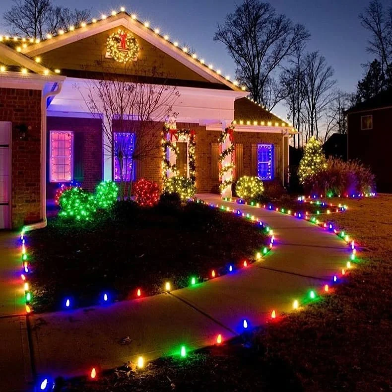 Brightly Lit Pathways to Christmas Cheer