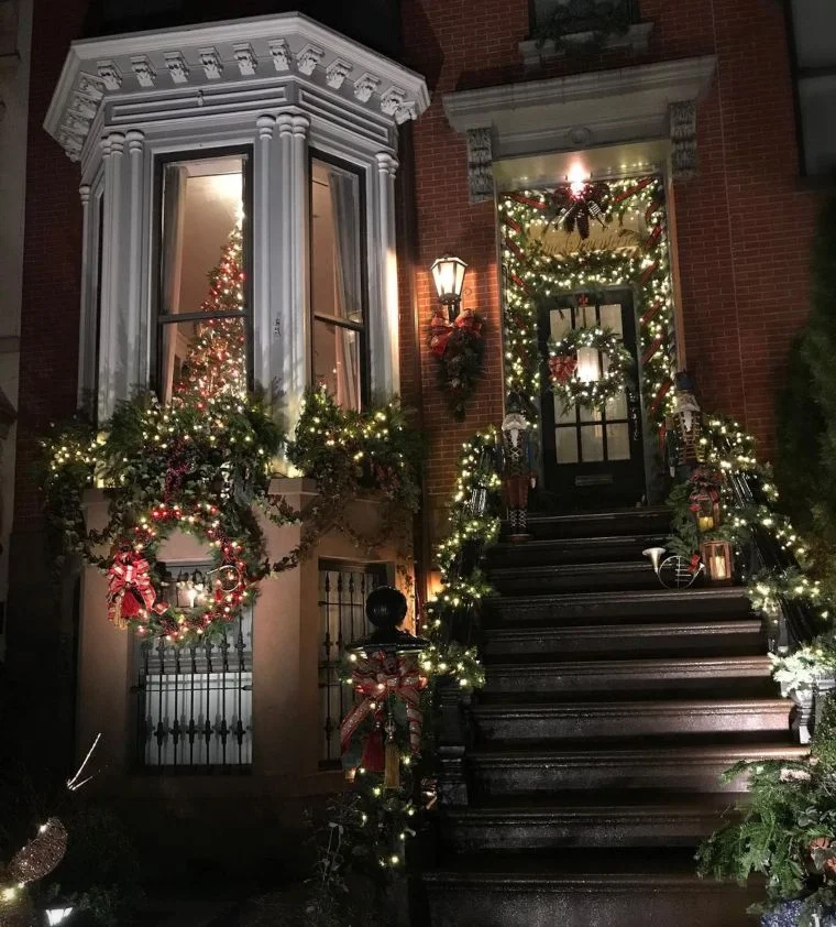 Window Boxes with a Festive Flair