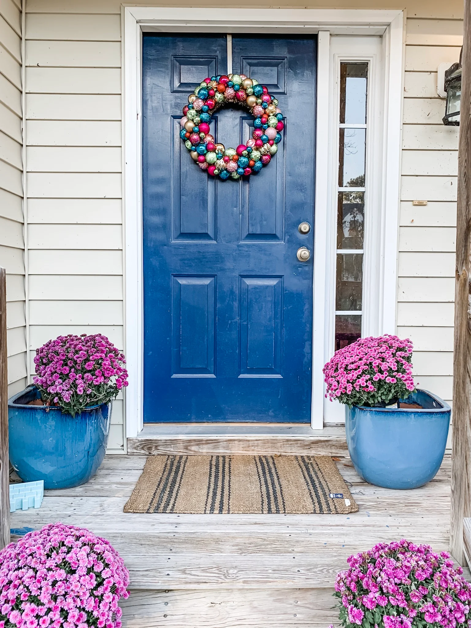 DIY Christmas Ornament Wreath