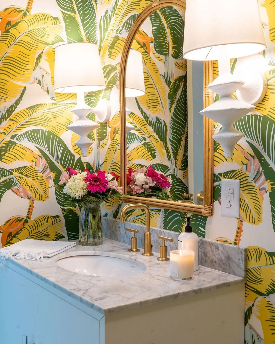 Tropical Paradise Powder Room