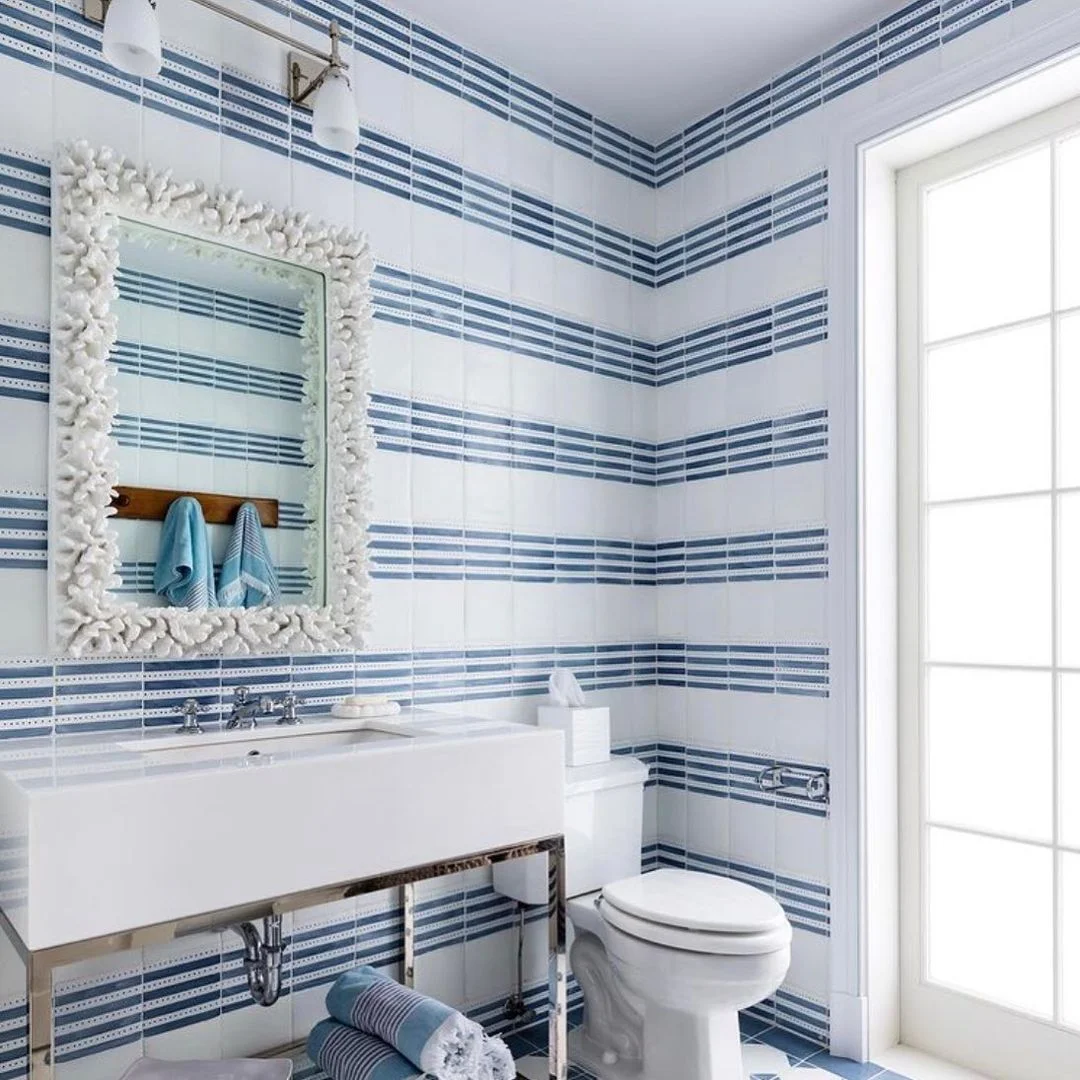 Nautical Stripe Bathroom