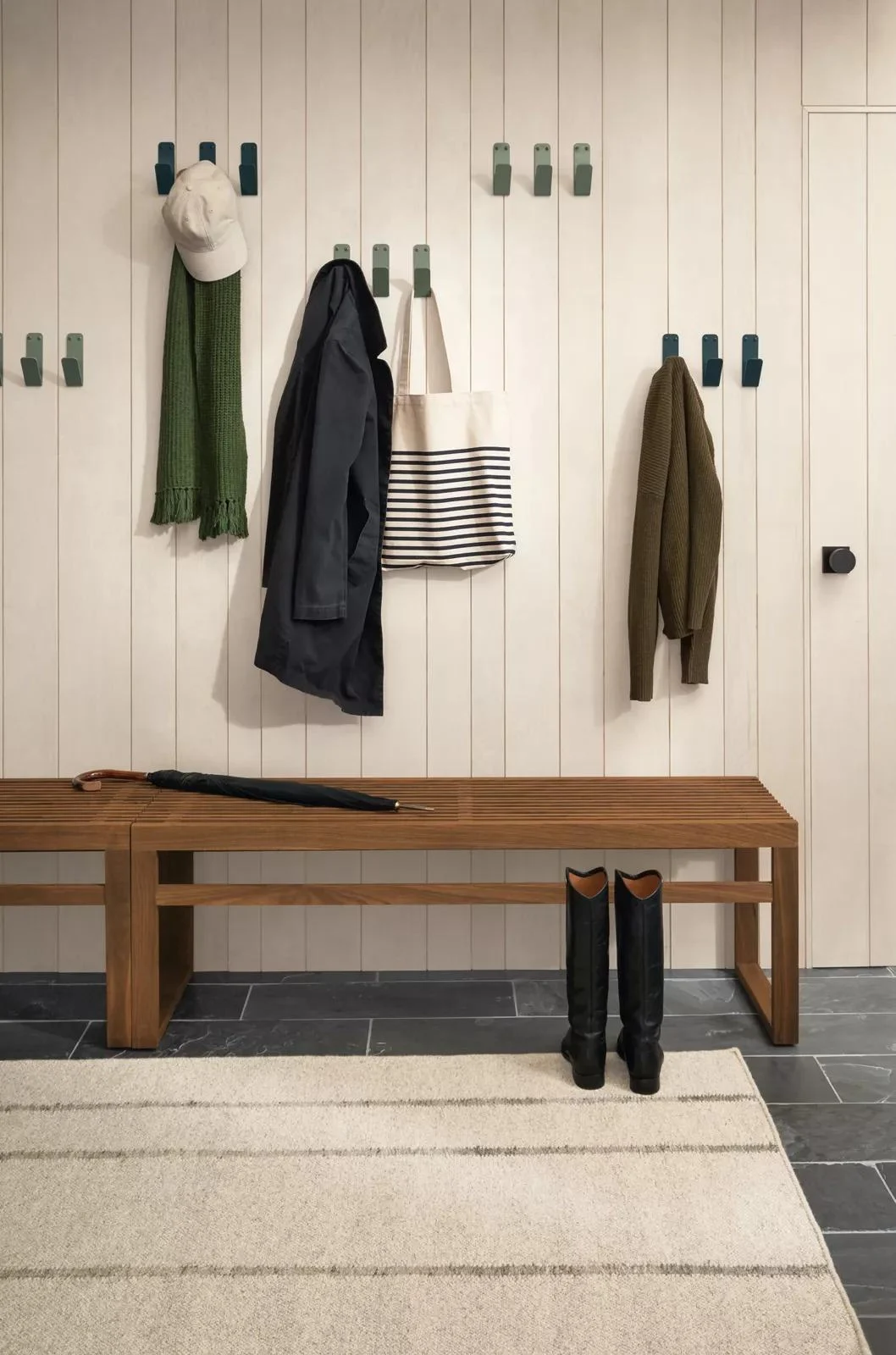 Modern Minimalist Entryway Coat Hooks