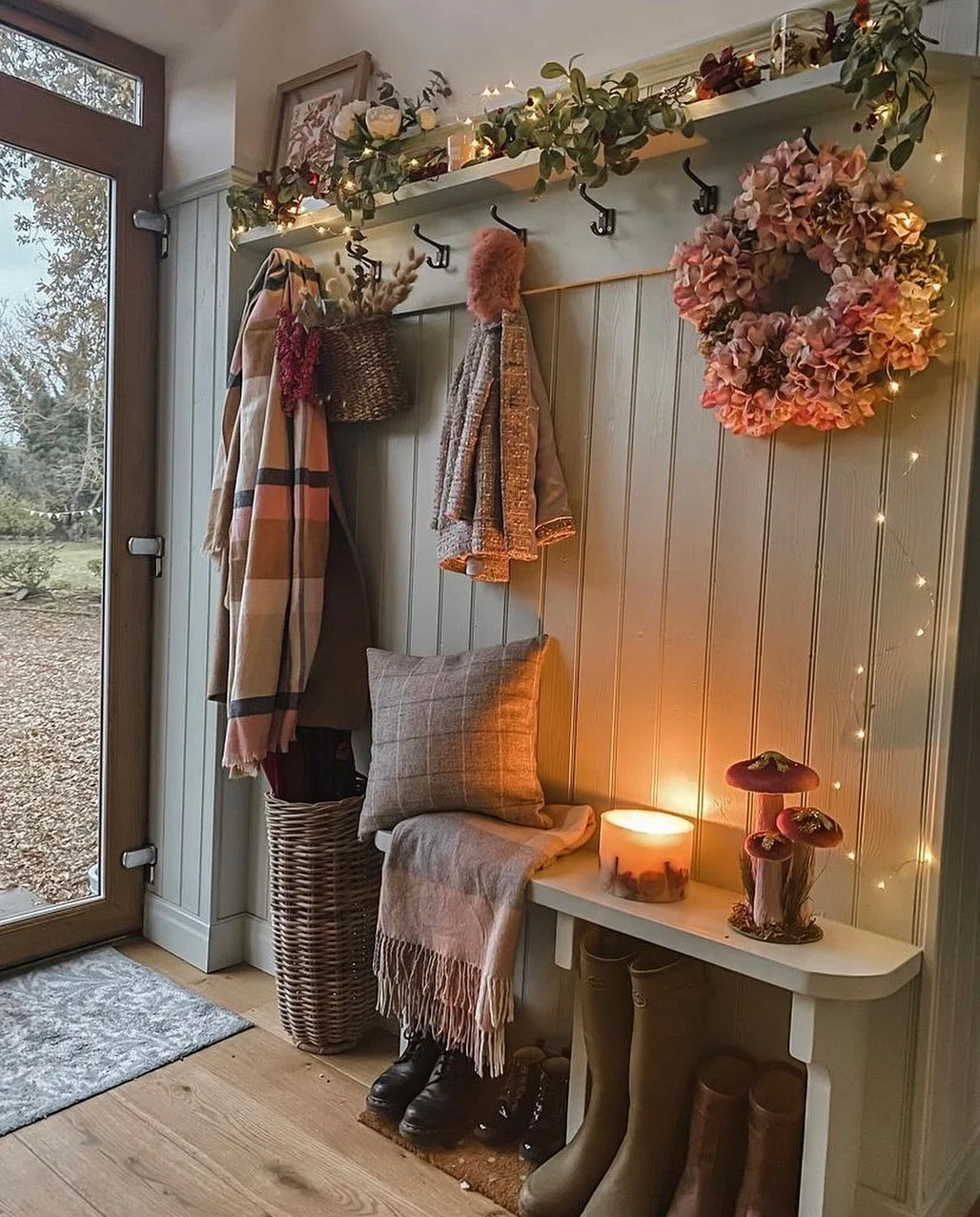 Cozy Cottage Entryway Coat Rack