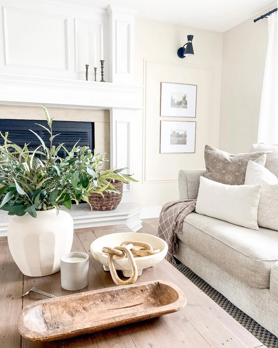 Elevating a Coffee Table with Natural Decor