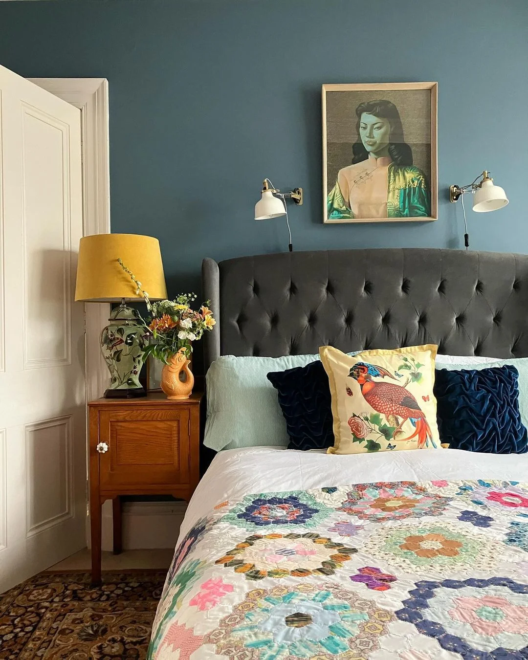 Vintage Eclectic Teal Dream