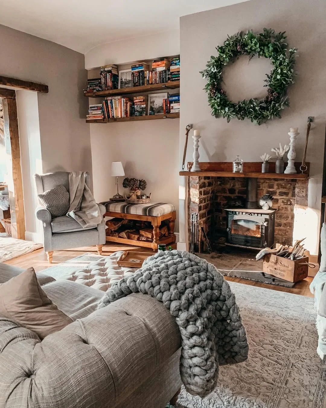 Cozy Cottagecore Living Room