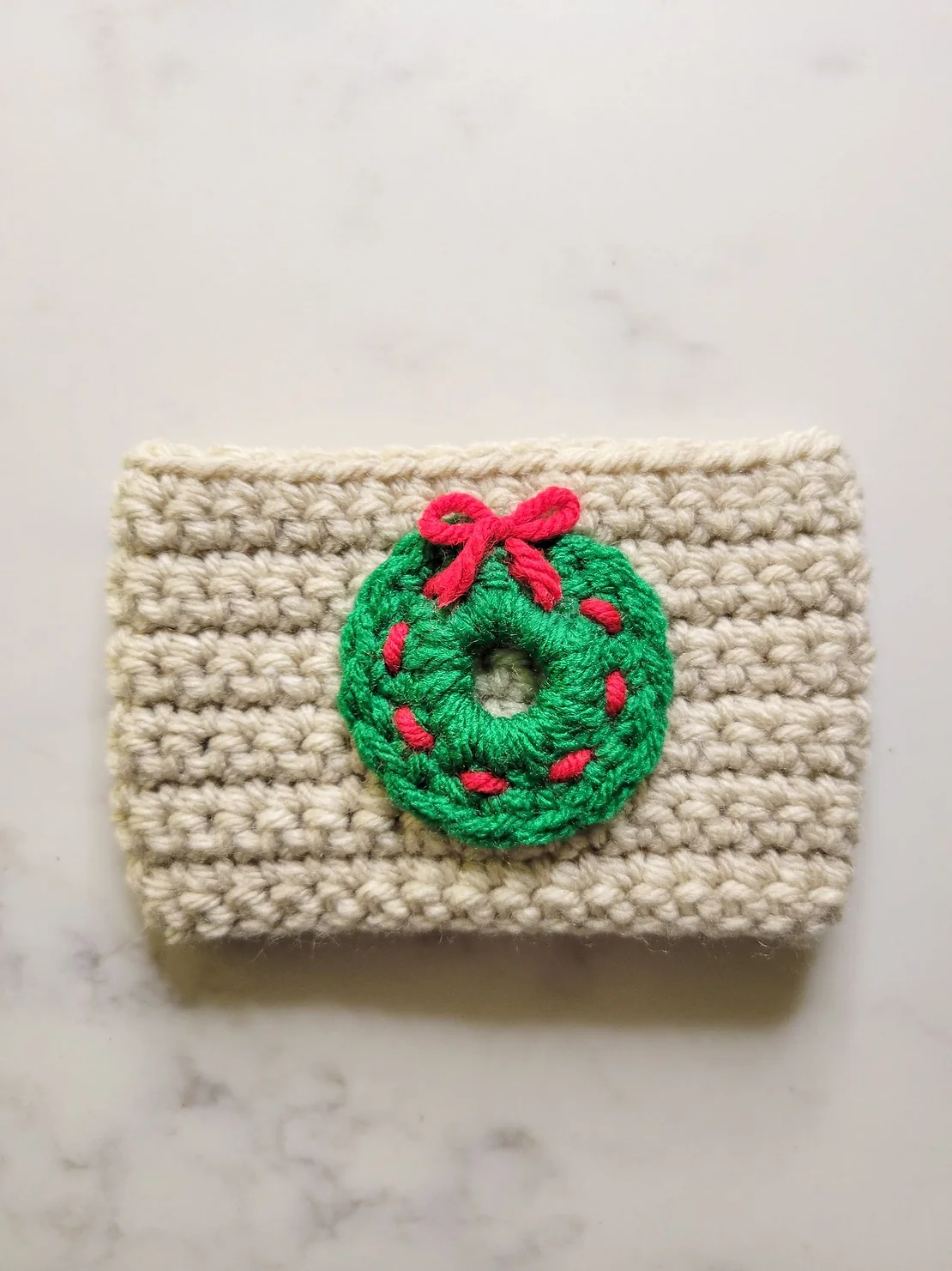 Crochet Mini Christmas Wreath