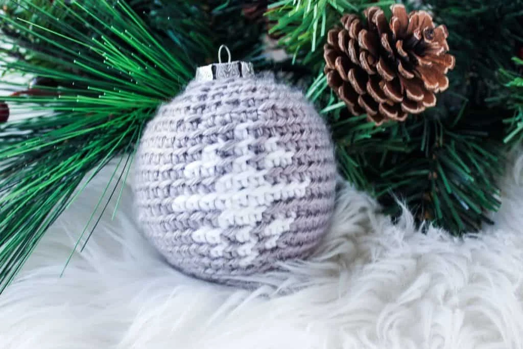 Crochet Snowflake Bauble