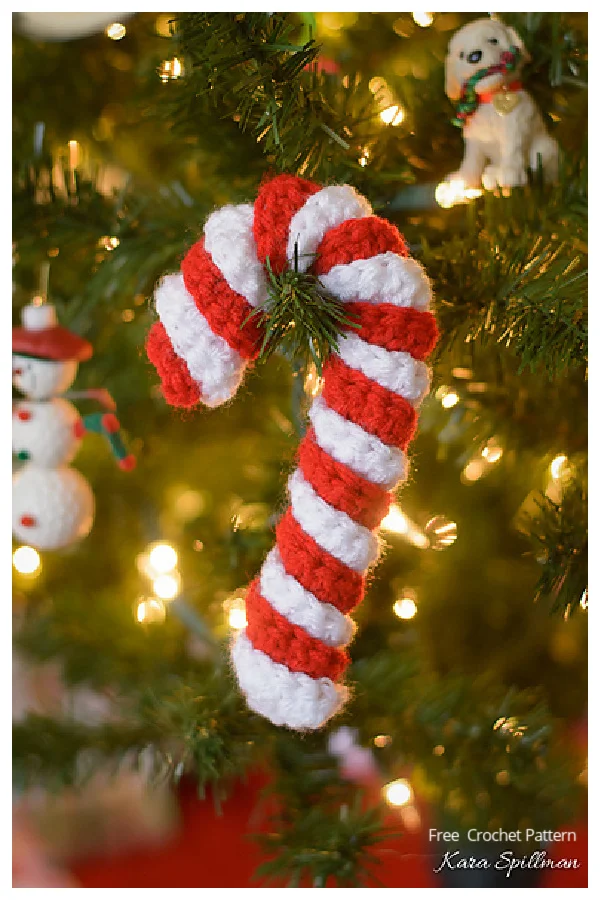 Christmas Candy Canes Ornament