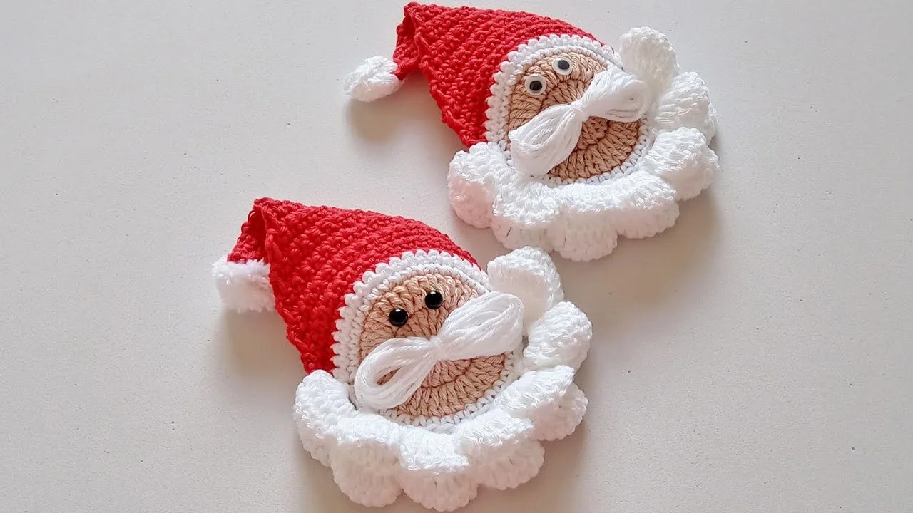 Santa Claus Crochet Ornament