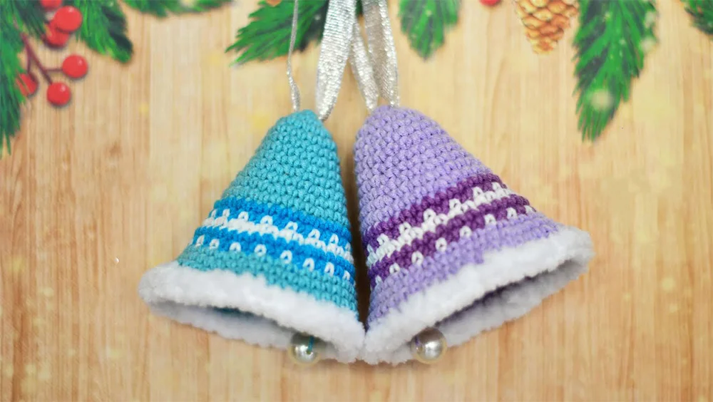 Jingle Bell Crochet Ornaments