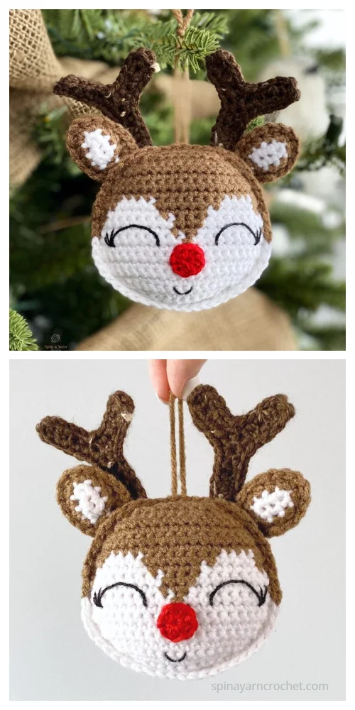 Cute Rudolph Ornament