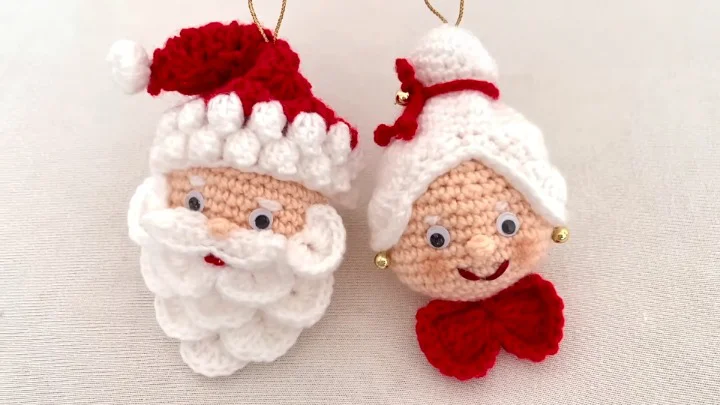 Crochet Mr. And Mrs. Claus Toys