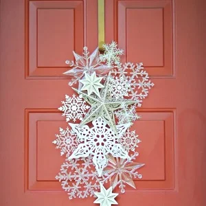 Dollar Tree Snowflake Hanger