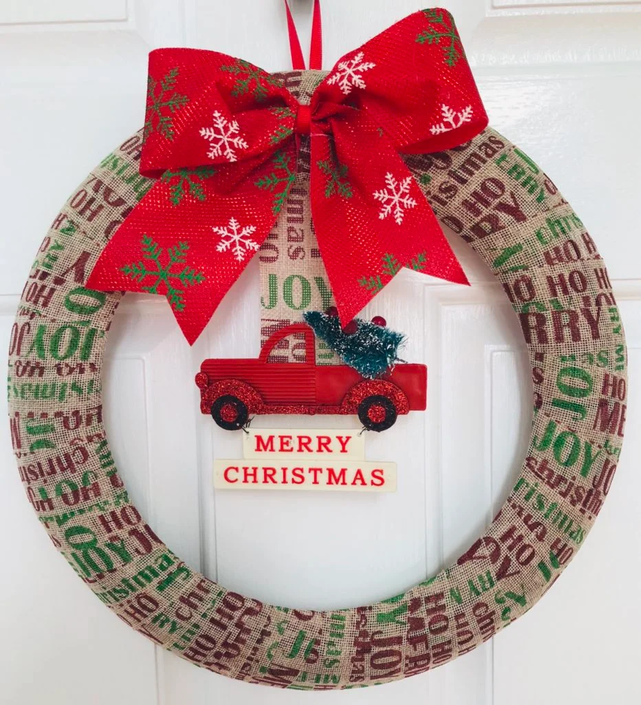 Dollar Tree Christmas Wreath