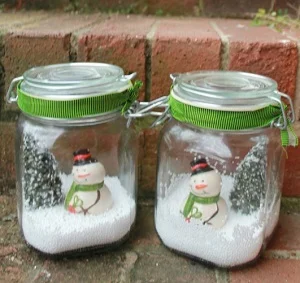 Snowman Christmas Table Centerpieces