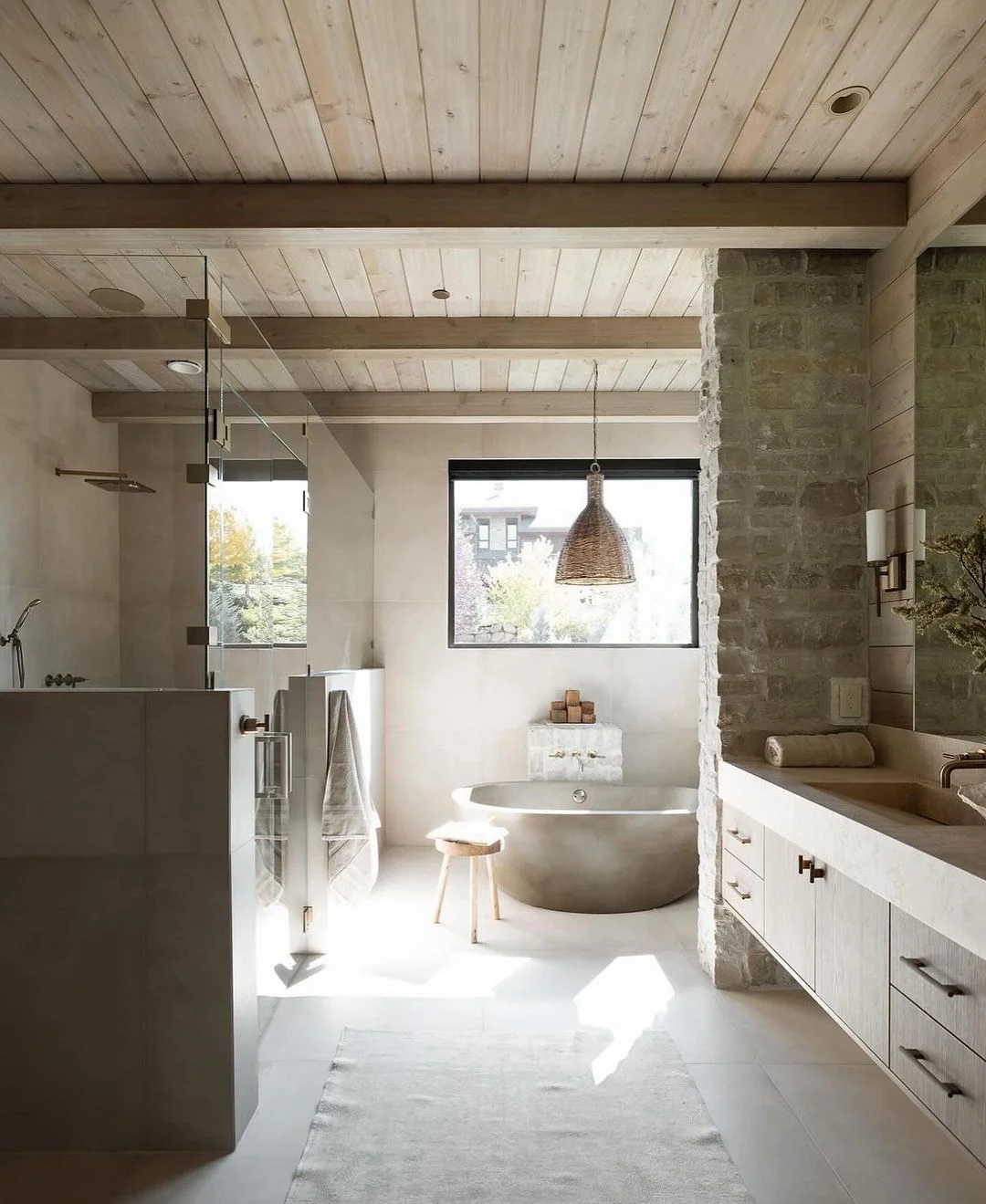 Earthy Bathroom with Rustic Elegance