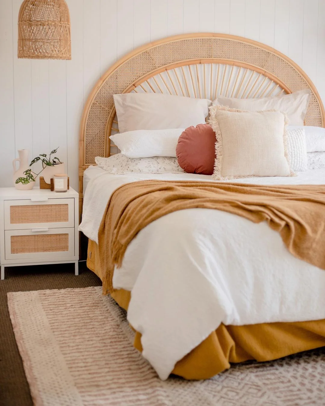 Warm &amp; Woven Bedroom Sanctuary