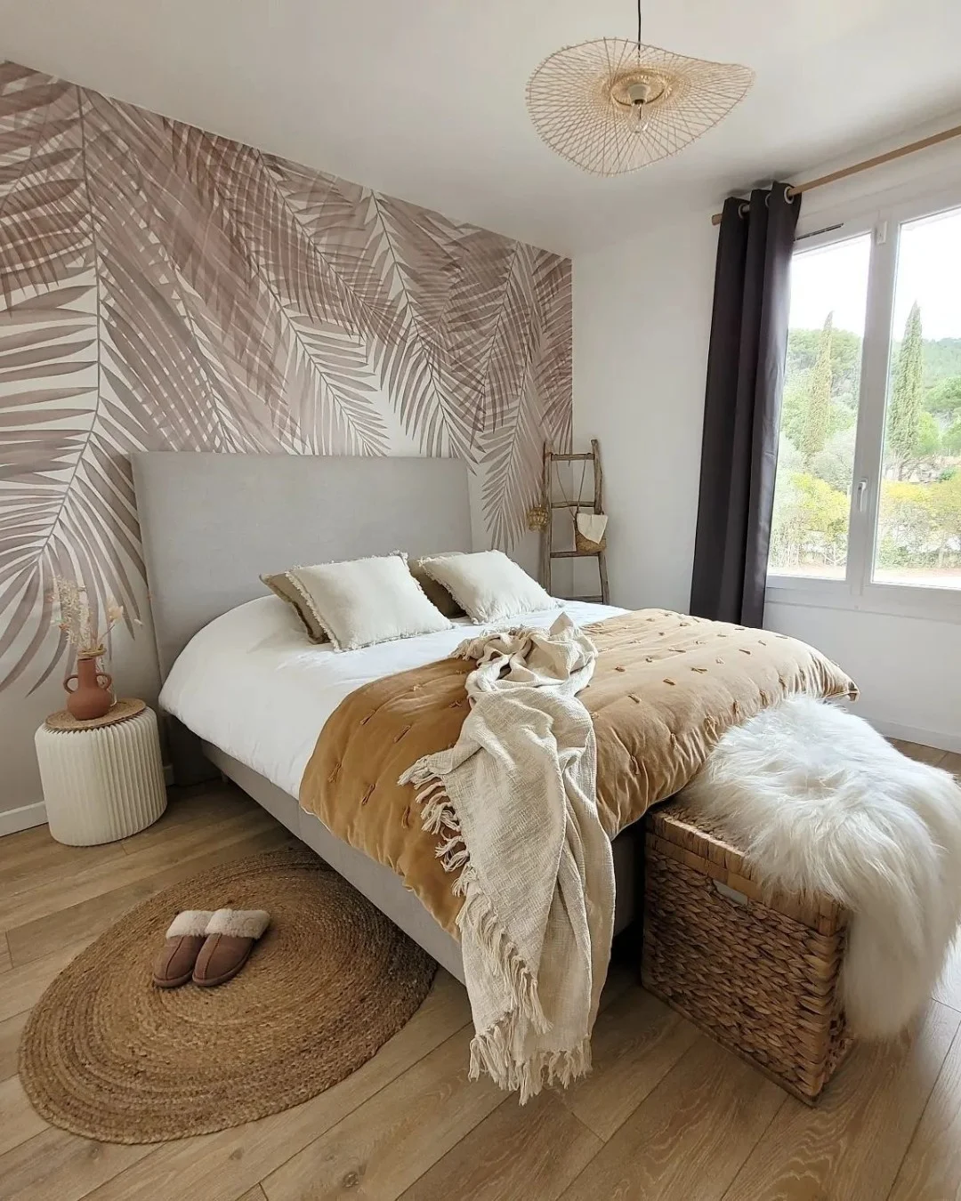 Boho Palm Leaf Oasis