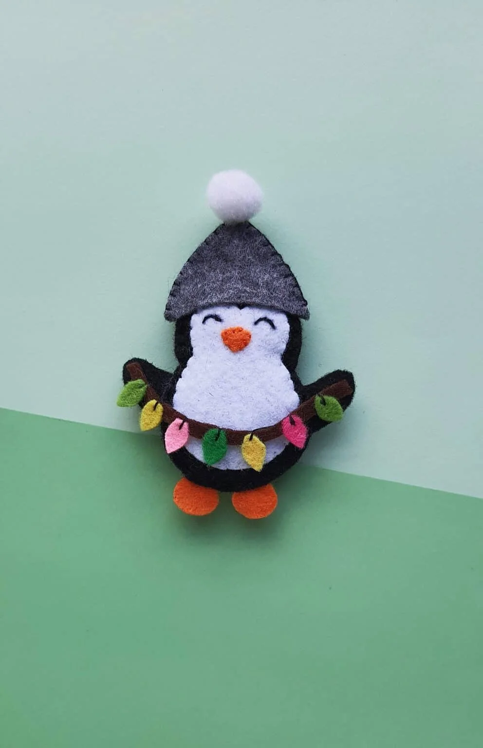 Felt Penguin Christmas Craft