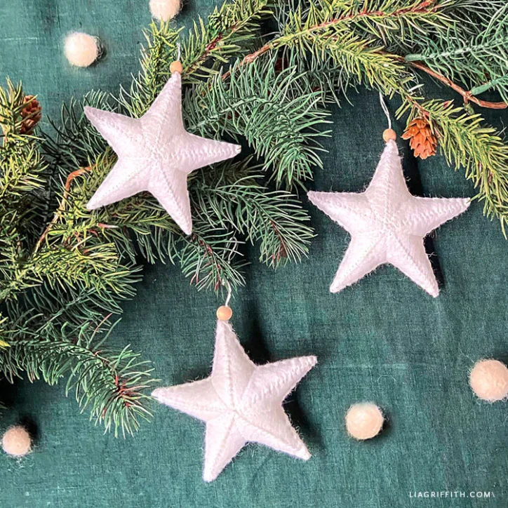 Felt Star Ornaments