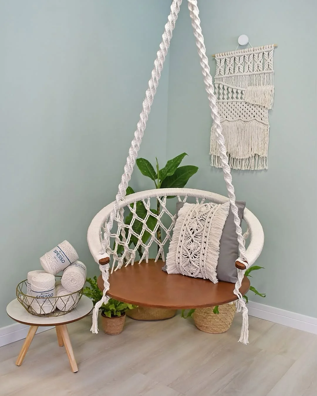 Macrame Hanging Chair with a Touch of Boho