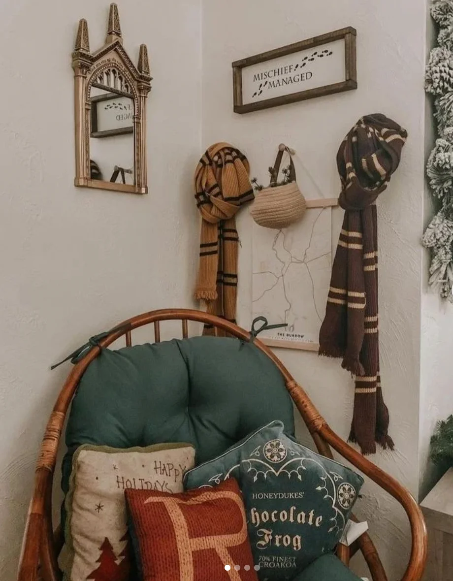 Enchanting Wizard-Themed Coffee Nook