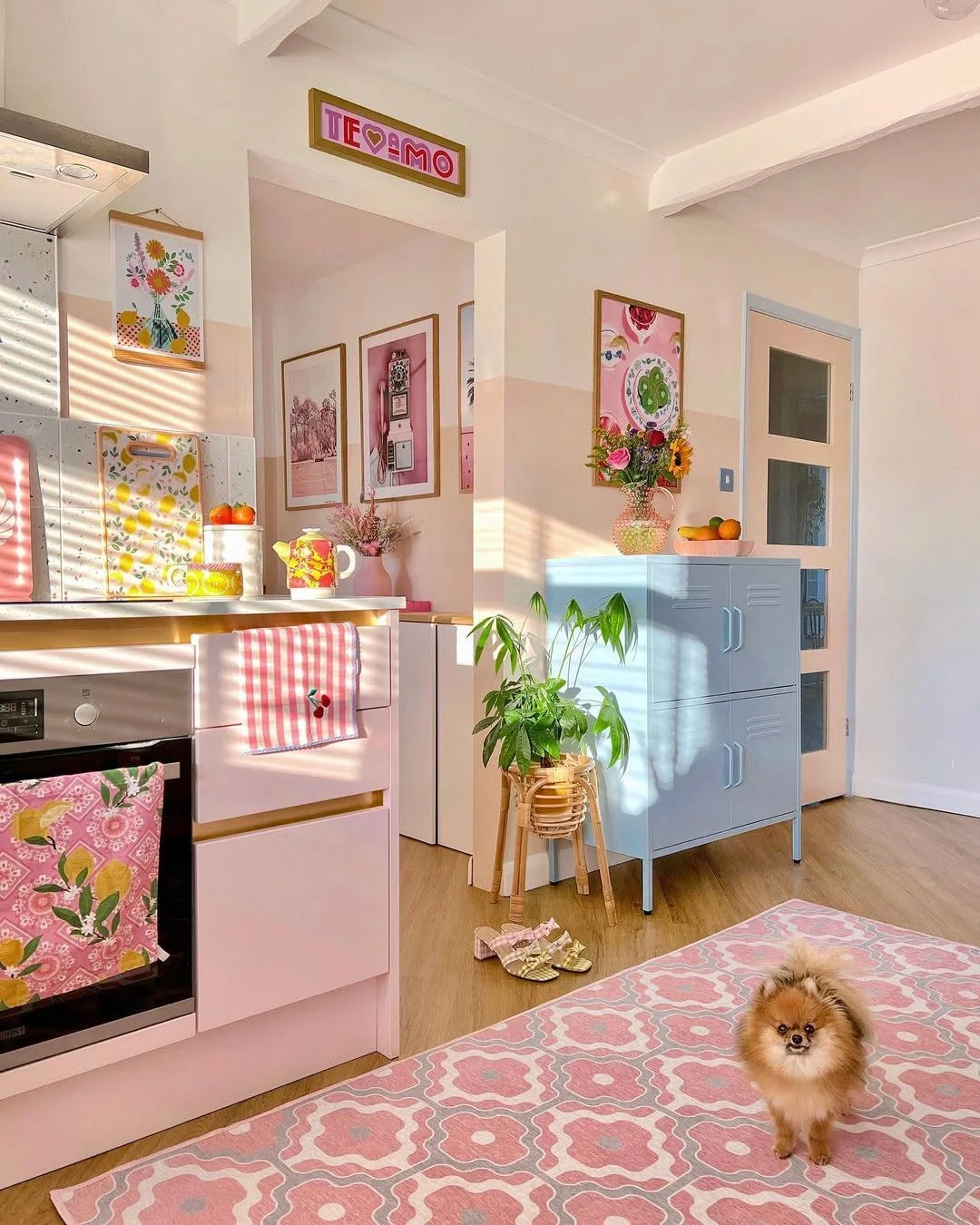 Pretty in Pink Kitchen