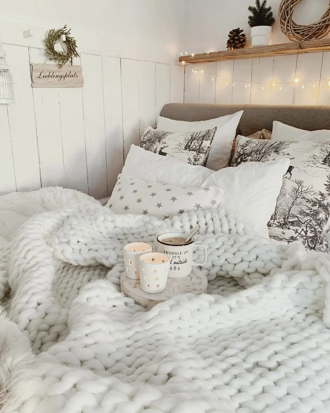 Cozy Winter Wonderland Bedroom