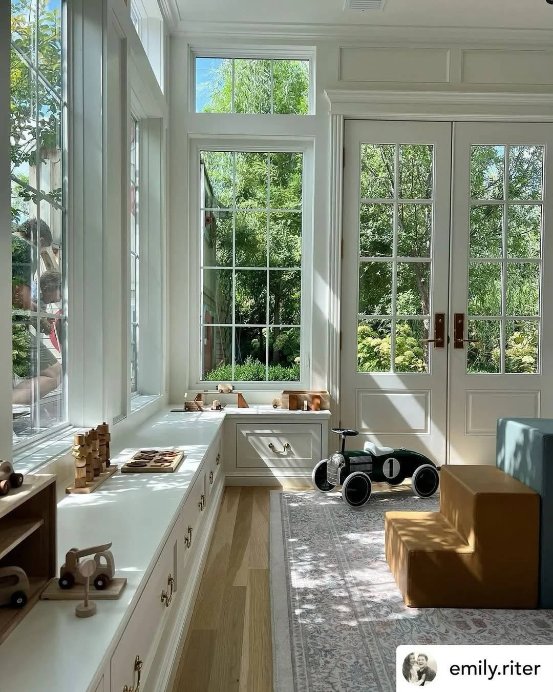 Light-Filled Playroom Sunroom