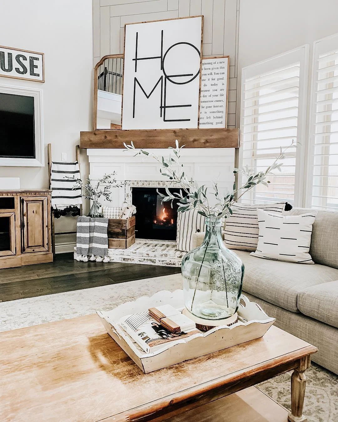 Modern Farmhouse Fireplace