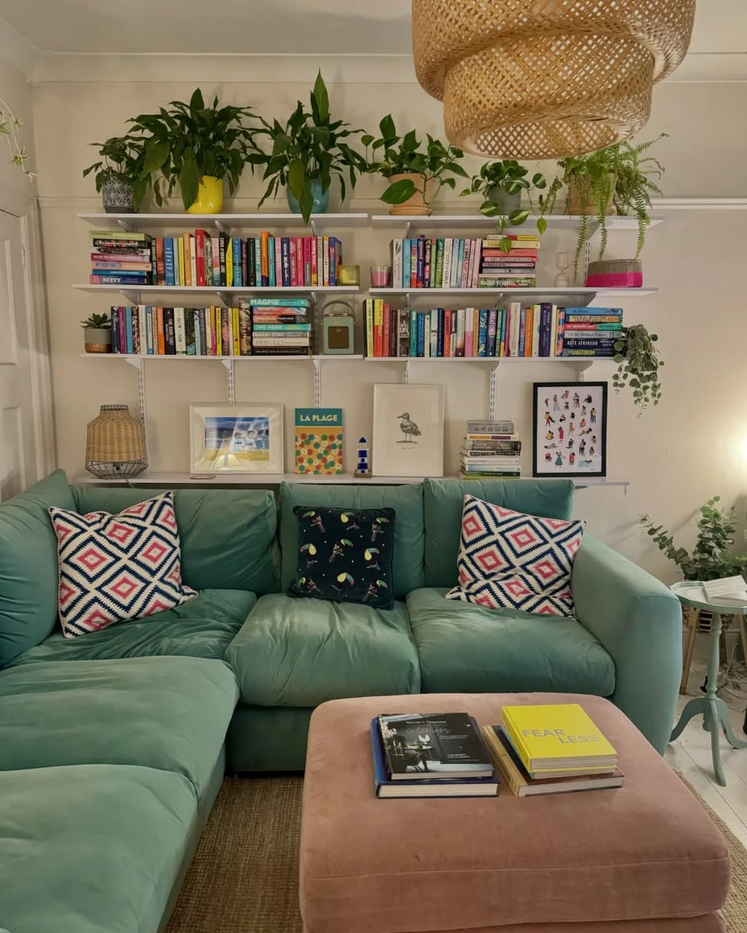 Living Room Shelving Ideas Above Sofa