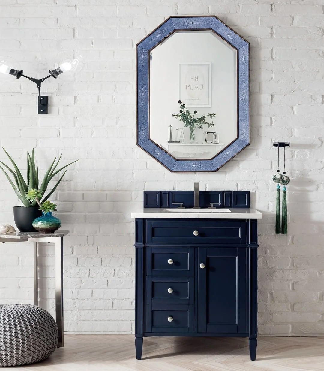 Navy Blue Single Bathroom Vanity