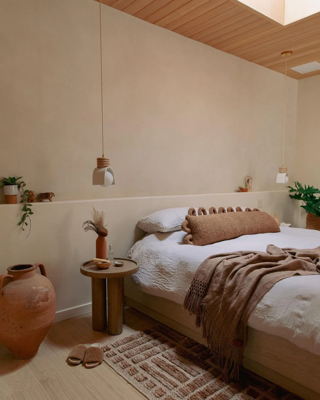 Minimalist Desert Bedroom with Textured Accents