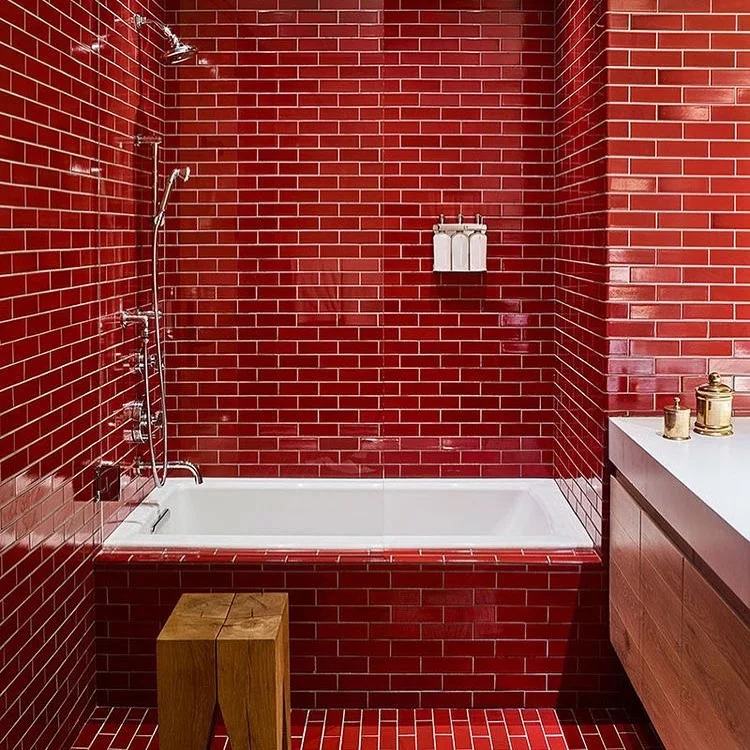 Red Brick Bathroom