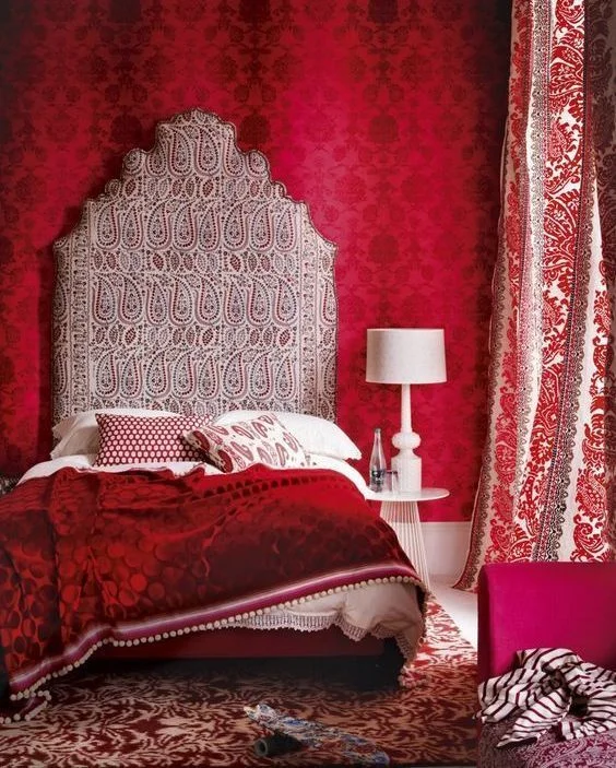 Crimson Paisley Dreams