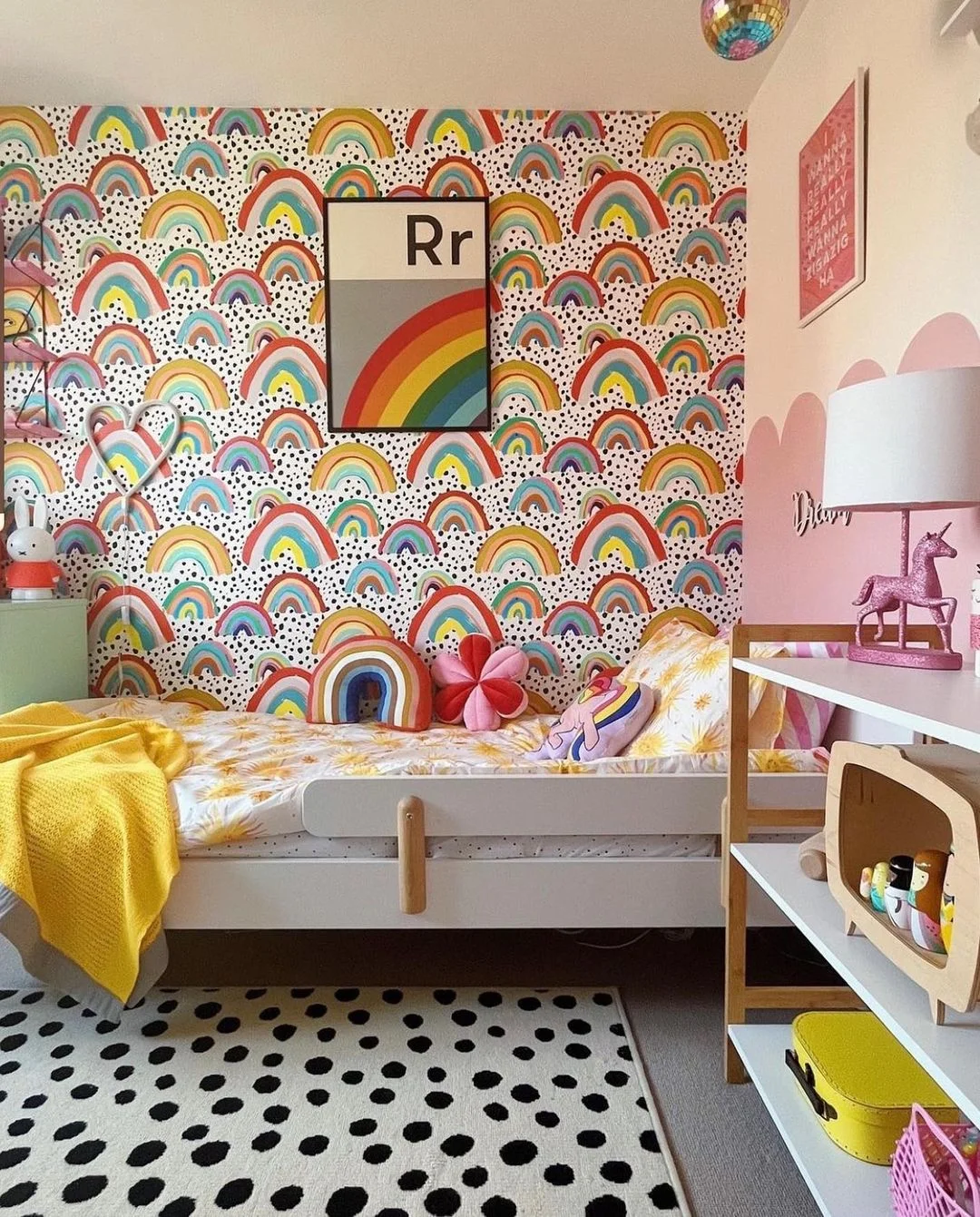 Rainbow Bright Bedroom