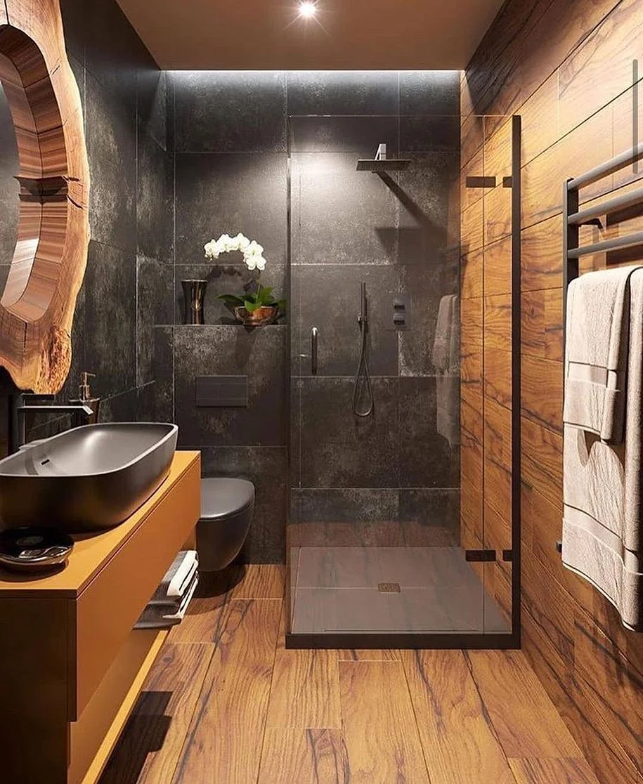 Modern Rustic Bathroom