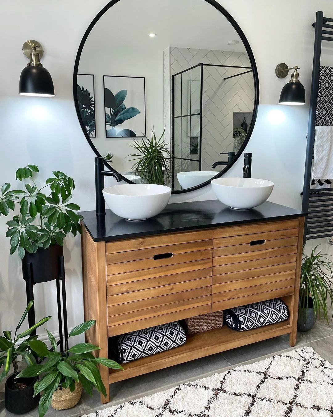 Modern Bohemian Bathroom