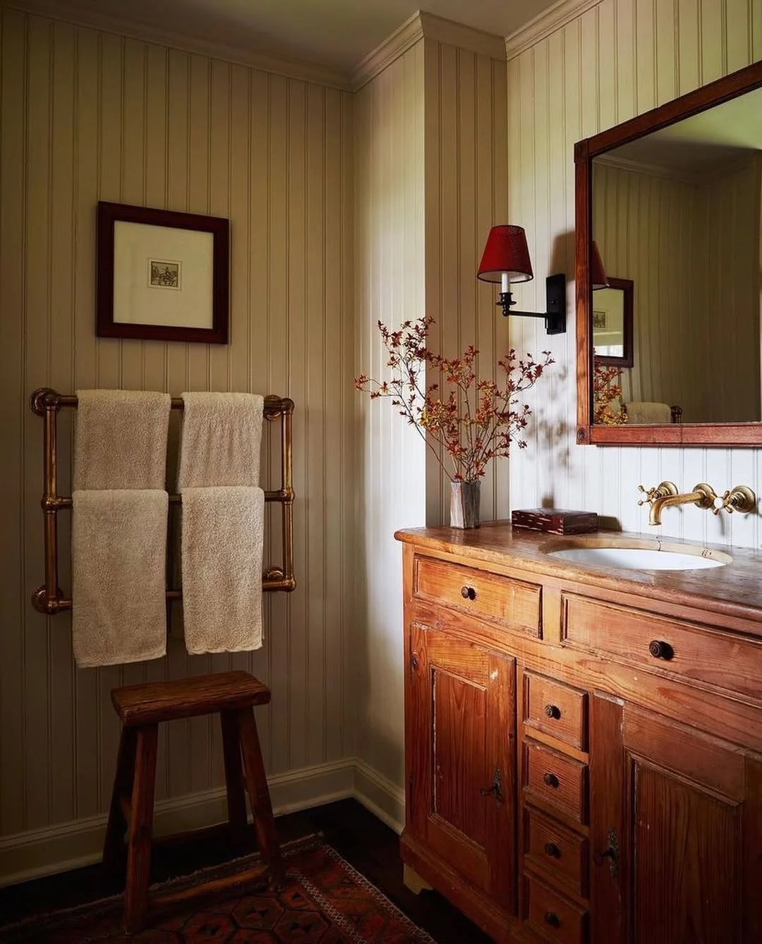 Rustic Traditional Bathroom