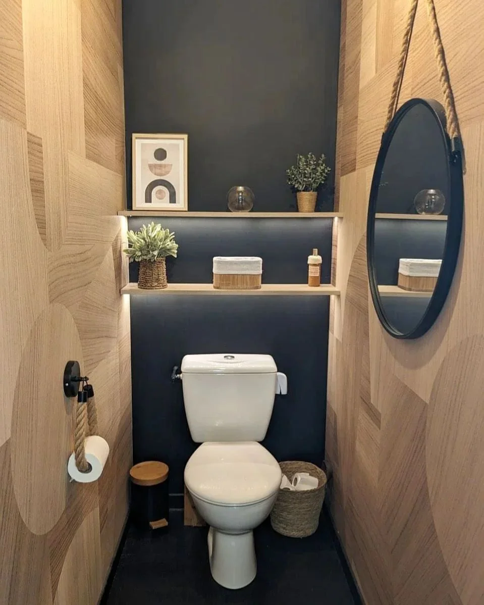 Small but Stylish Scandinavian Powder Room