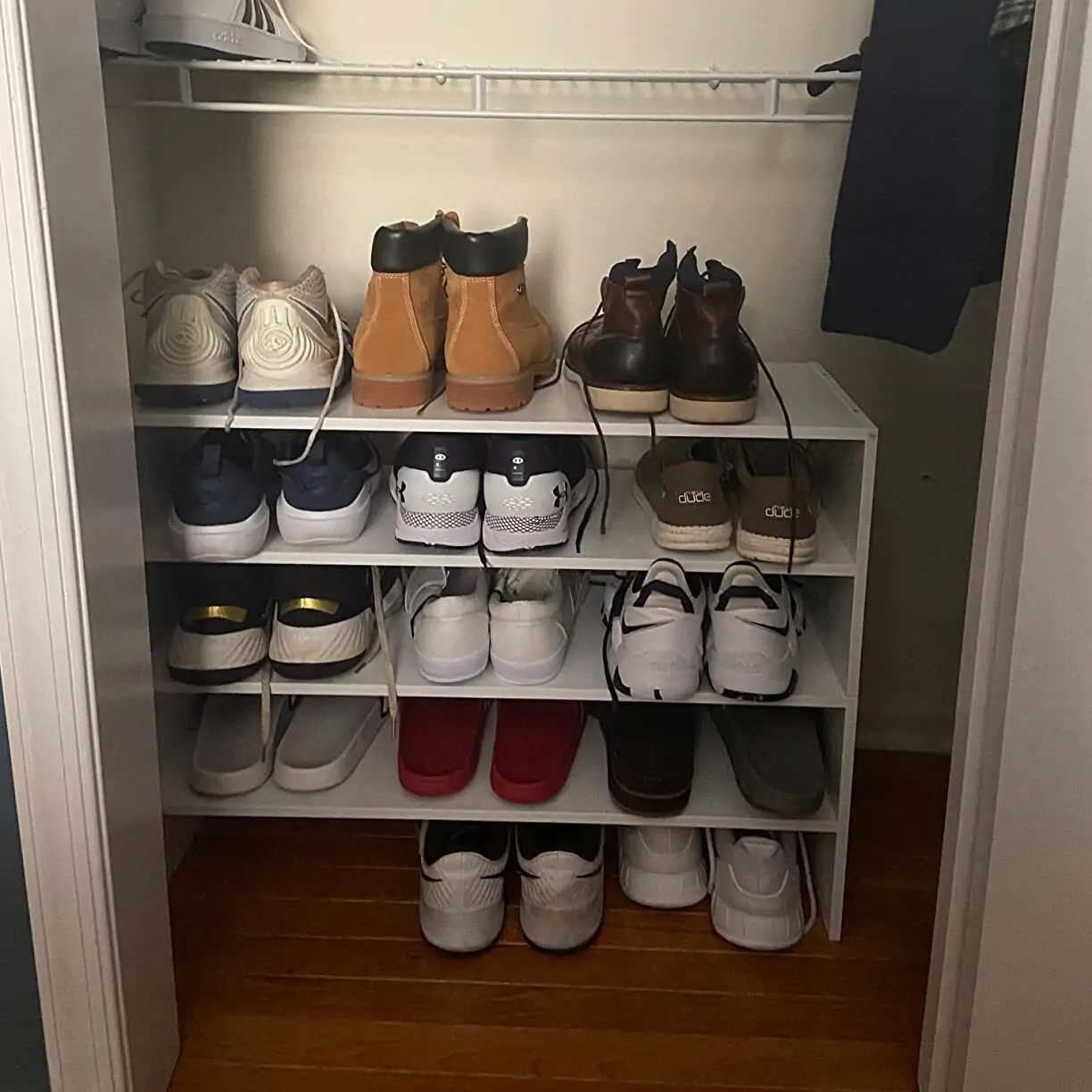 Extra-Wide Stackable Shoe Shelf