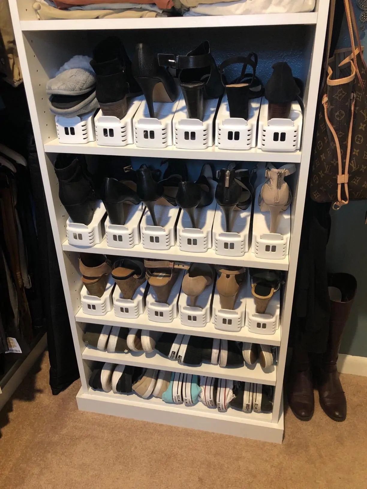 Compact Space-Saving Shoe Slot Units