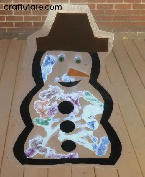 Snowman Suncatcher