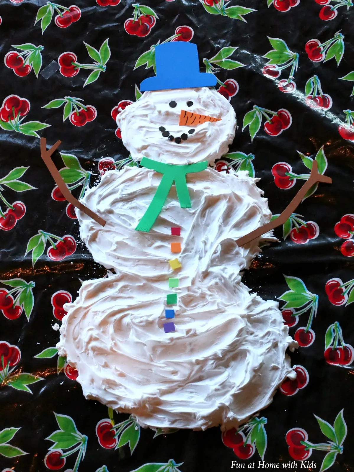 Demolish the Snowman – Messy Christmas Sensory Play