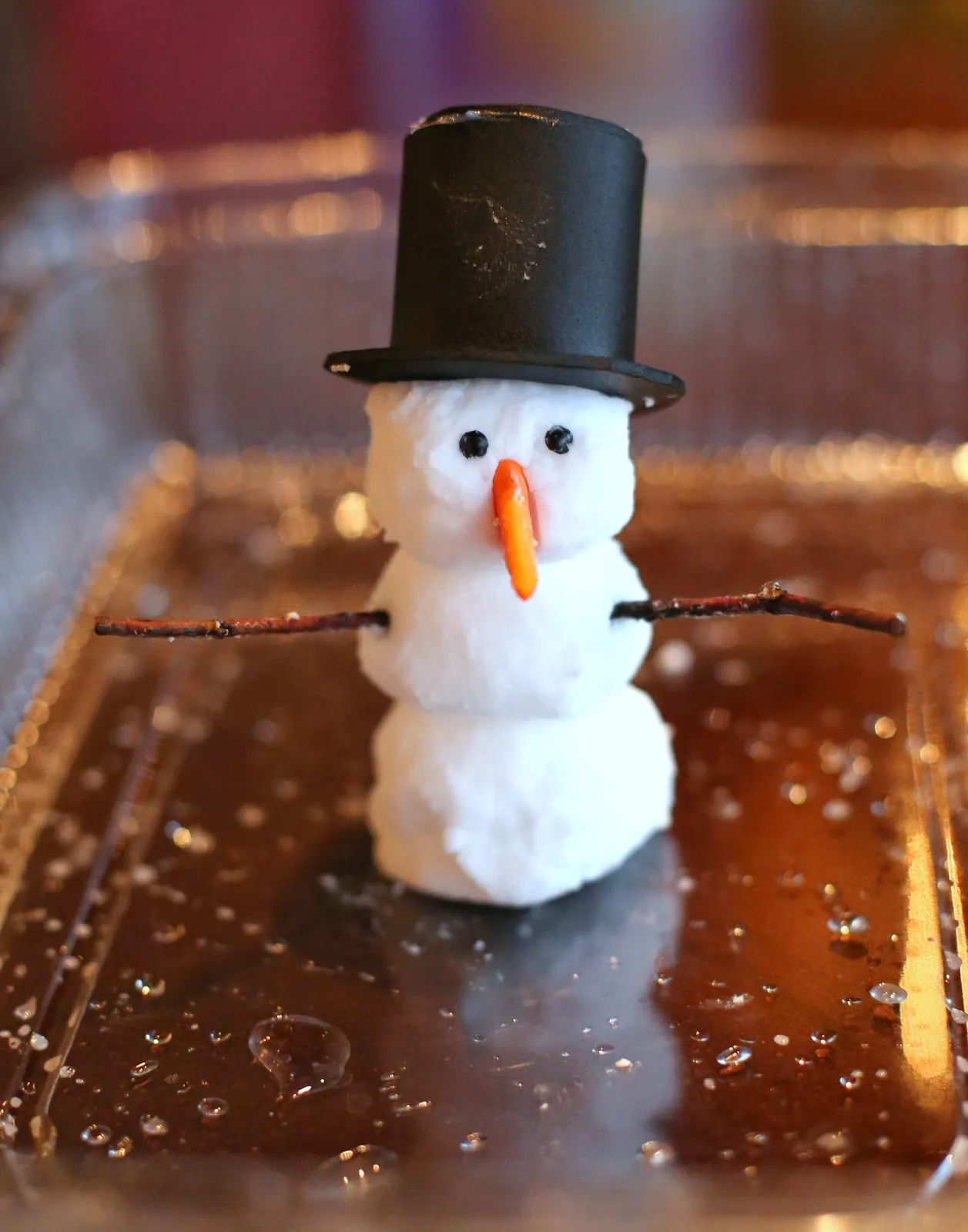 Foaming Dough Snowman