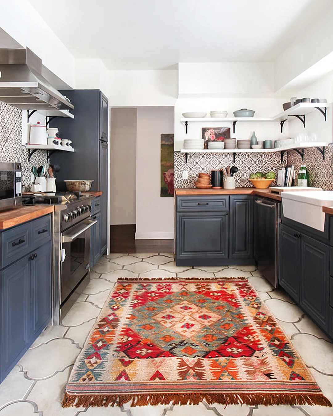 Eclectic Spanish Revival Kitchen Full of Color