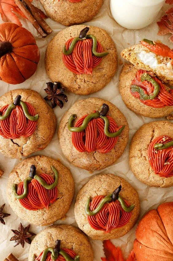 Pumpkin Cheesecake Cookies