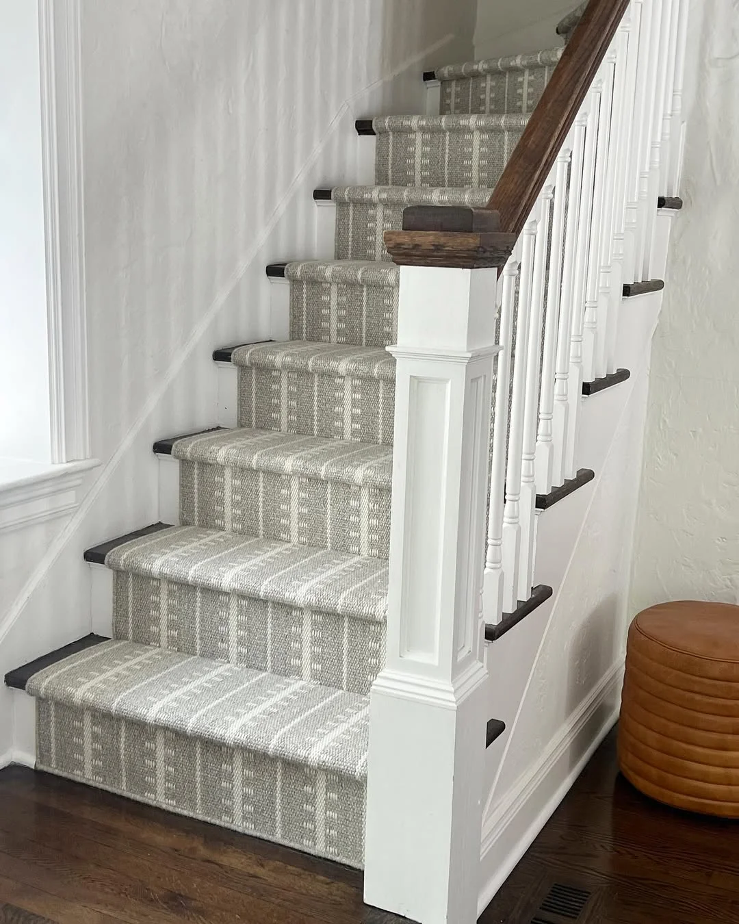 Subtle Patterned Stair Runner